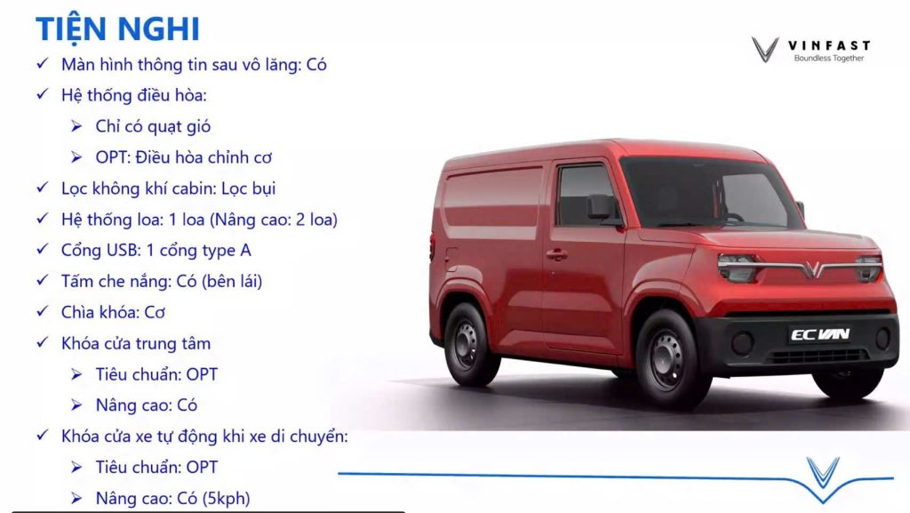 VINFAST EC VAN